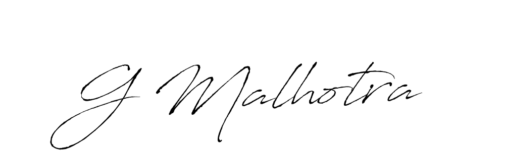 How to make G Malhotra signature? Antro_Vectra is a professional autograph style. Create handwritten signature for G Malhotra name. G Malhotra signature style 6 images and pictures png