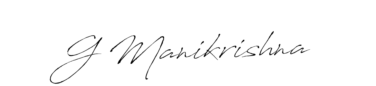 Make a beautiful signature design for name G Manikrishna. Use this online signature maker to create a handwritten signature for free. G Manikrishna signature style 6 images and pictures png