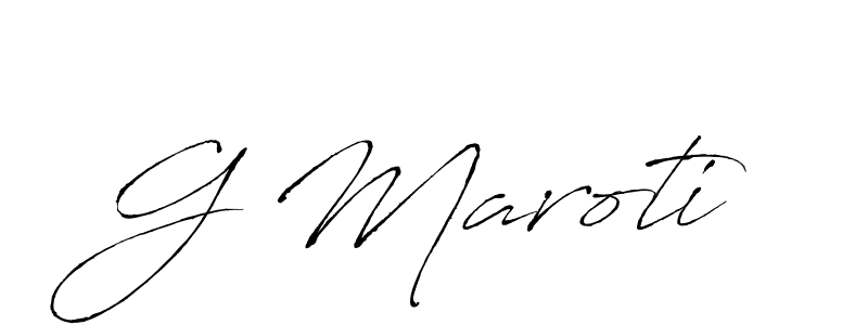 Make a beautiful signature design for name G Maroti. Use this online signature maker to create a handwritten signature for free. G Maroti signature style 6 images and pictures png