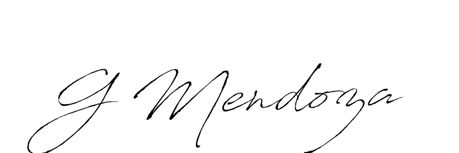 if you are searching for the best signature style for your name G Mendoza. so please give up your signature search. here we have designed multiple signature styles  using Antro_Vectra. G Mendoza signature style 6 images and pictures png