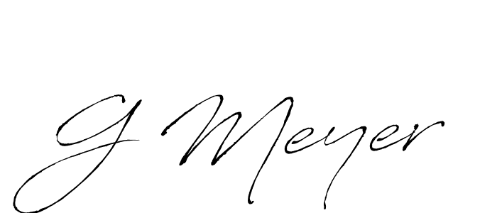 You should practise on your own different ways (Antro_Vectra) to write your name (G Meyer) in signature. don't let someone else do it for you. G Meyer signature style 6 images and pictures png
