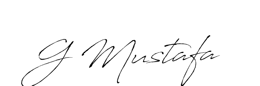 You should practise on your own different ways (Antro_Vectra) to write your name (G Mustafa) in signature. don't let someone else do it for you. G Mustafa signature style 6 images and pictures png