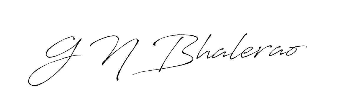 Make a beautiful signature design for name G N Bhalerao. With this signature (Antro_Vectra) style, you can create a handwritten signature for free. G N Bhalerao signature style 6 images and pictures png