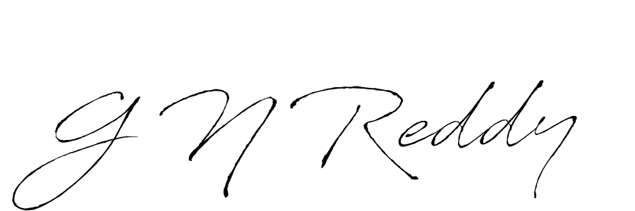 G N Reddy stylish signature style. Best Handwritten Sign (Antro_Vectra) for my name. Handwritten Signature Collection Ideas for my name G N Reddy. G N Reddy signature style 6 images and pictures png