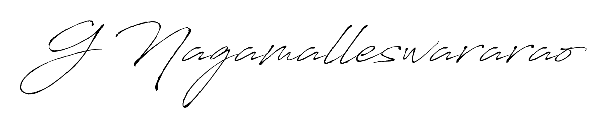 A classic penmanship look for G Nagamalleswararao. The Antro_Vectra font brings timeless elegance and confidence to every signed document. G Nagamalleswararao signature style 6 images and pictures png