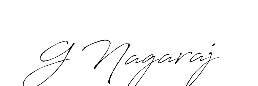 How to make G Nagaraj signature? Antro_Vectra is a professional autograph style. Create handwritten signature for G Nagaraj name. G Nagaraj signature style 6 images and pictures png