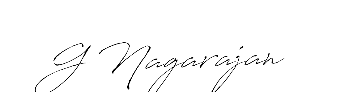 How to make G Nagarajan signature? Antro_Vectra is a professional autograph style. Create handwritten signature for G Nagarajan name. G Nagarajan signature style 6 images and pictures png