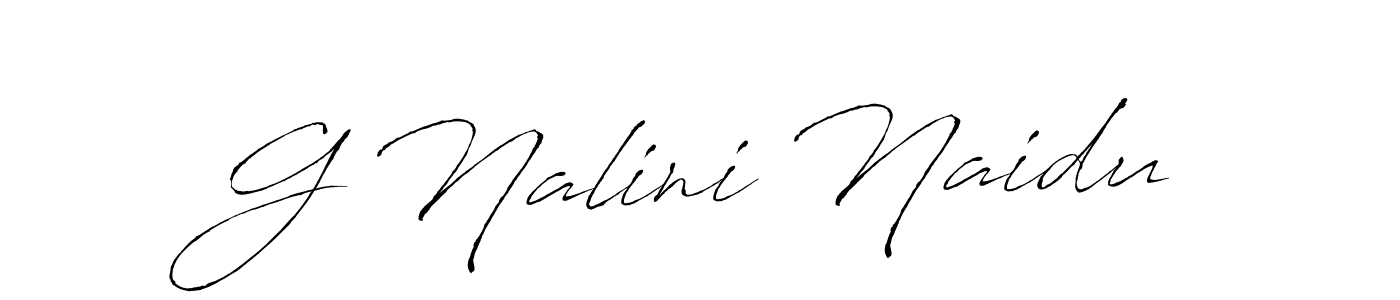 How to make G Nalini Naidu signature? Antro_Vectra is a professional autograph style. Create handwritten signature for G Nalini Naidu name. G Nalini Naidu signature style 6 images and pictures png