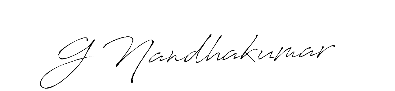 Make a beautiful signature design for name G Nandhakumar. Use this online signature maker to create a handwritten signature for free. G Nandhakumar signature style 6 images and pictures png
