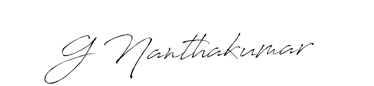 How to Draw G Nanthakumar signature style? Antro_Vectra is a latest design signature styles for name G Nanthakumar. G Nanthakumar signature style 6 images and pictures png