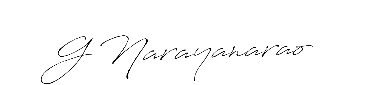 You should practise on your own different ways (Antro_Vectra) to write your name (G Narayanarao) in signature. don't let someone else do it for you. G Narayanarao signature style 6 images and pictures png