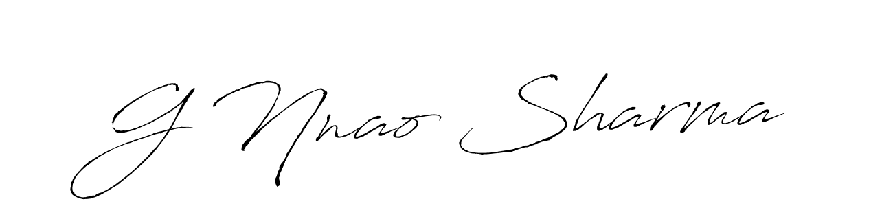You can use this online signature creator to create a handwritten signature for the name G Nnao Sharma. This is the best online autograph maker. G Nnao Sharma signature style 6 images and pictures png