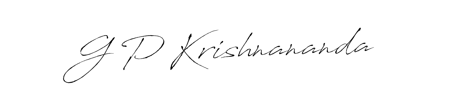 Make a beautiful signature design for name G P Krishnananda. Use this online signature maker to create a handwritten signature for free. G P Krishnananda signature style 6 images and pictures png