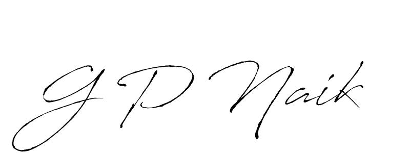 Create a beautiful signature design for name G P Naik. With this signature (Antro_Vectra) fonts, you can make a handwritten signature for free. G P Naik signature style 6 images and pictures png