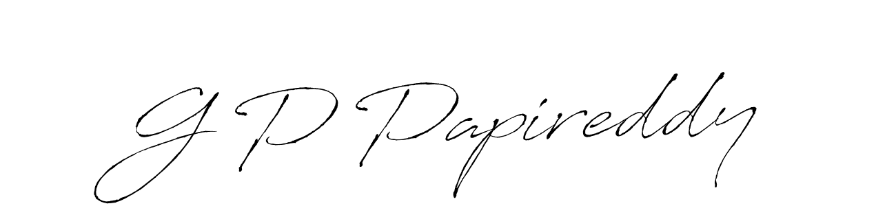 Make a beautiful signature design for name G P Papireddy. Use this online signature maker to create a handwritten signature for free. G P Papireddy signature style 6 images and pictures png