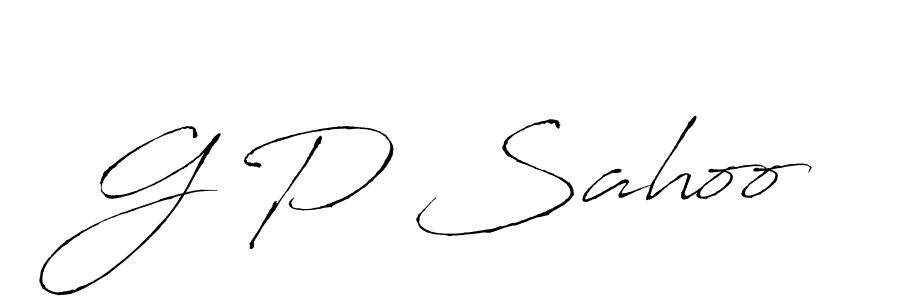 Design your own signature with our free online signature maker. With this signature software, you can create a handwritten (Antro_Vectra) signature for name G P Sahoo. G P Sahoo signature style 6 images and pictures png