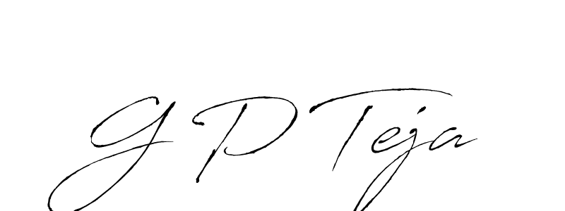 Similarly Antro_Vectra is the best handwritten signature design. Signature creator online .You can use it as an online autograph creator for name G P Teja. G P Teja signature style 6 images and pictures png