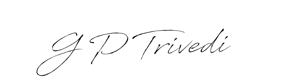 Use a signature maker to create a handwritten signature online. With this signature software, you can design (Antro_Vectra) your own signature for name G P Trivedi. G P Trivedi signature style 6 images and pictures png