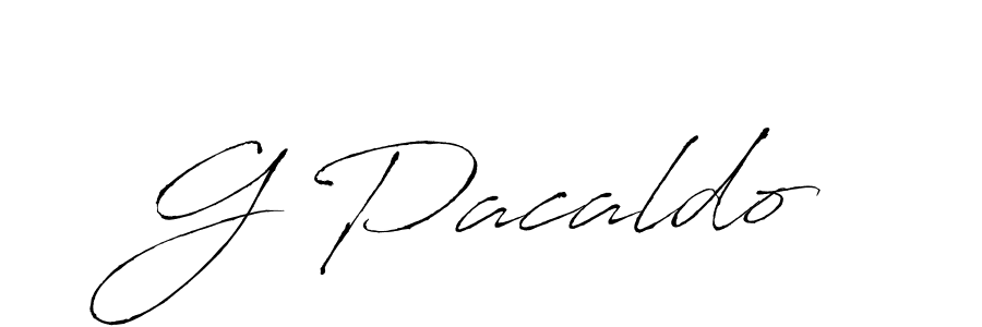 Also You can easily find your signature by using the search form. We will create G Pacaldo name handwritten signature images for you free of cost using Antro_Vectra sign style. G Pacaldo signature style 6 images and pictures png