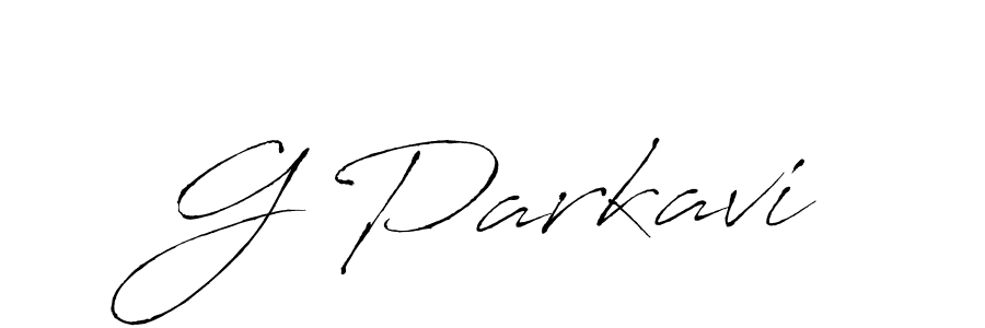 Use a signature maker to create a handwritten signature online. With this signature software, you can design (Antro_Vectra) your own signature for name G Parkavi. G Parkavi signature style 6 images and pictures png