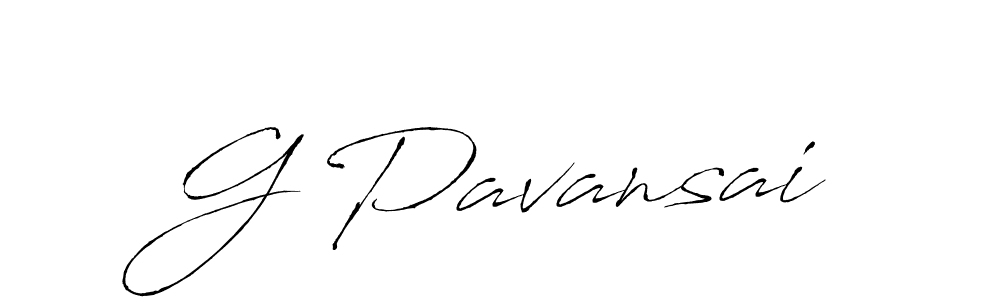 Also we have G Pavansai name is the best signature style. Create professional handwritten signature collection using Antro_Vectra autograph style. G Pavansai signature style 6 images and pictures png