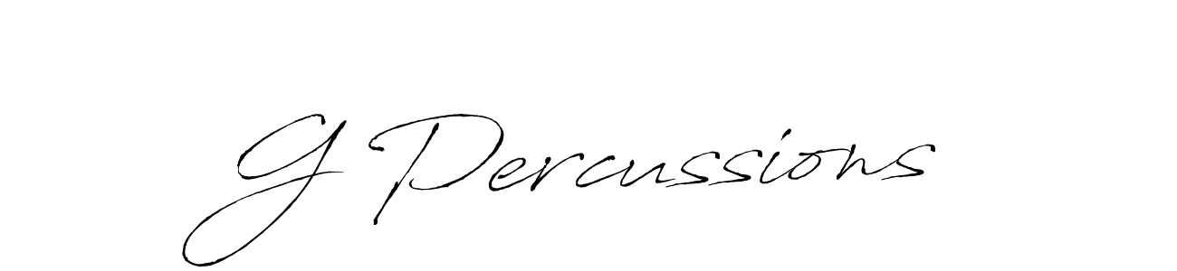 Similarly Antro_Vectra is the best handwritten signature design. Signature creator online .You can use it as an online autograph creator for name G Percussions. G Percussions signature style 6 images and pictures png