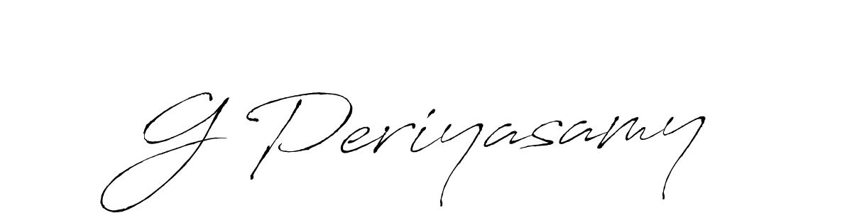 Make a beautiful signature design for name G Periyasamy. With this signature (Antro_Vectra) style, you can create a handwritten signature for free. G Periyasamy signature style 6 images and pictures png