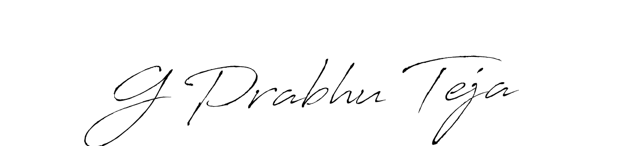 if you are searching for the best signature style for your name G Prabhu Teja. so please give up your signature search. here we have designed multiple signature styles  using Antro_Vectra. G Prabhu Teja signature style 6 images and pictures png