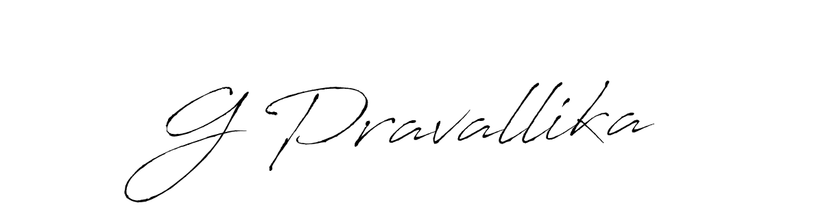 Use a signature maker to create a handwritten signature online. With this signature software, you can design (Antro_Vectra) your own signature for name G Pravallika. G Pravallika signature style 6 images and pictures png