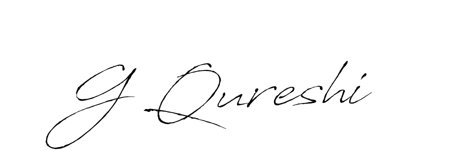 Similarly Antro_Vectra is the best handwritten signature design. Signature creator online .You can use it as an online autograph creator for name G Qureshi. G Qureshi signature style 6 images and pictures png