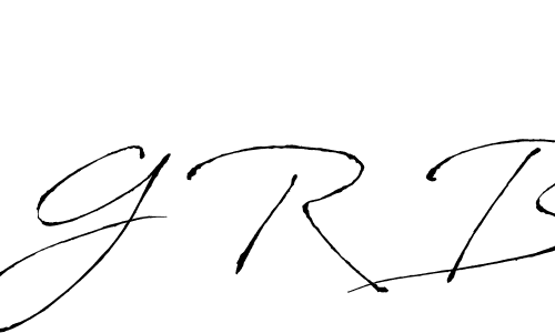 Best and Professional Signature Style for G R B. Antro_Vectra Best Signature Style Collection. G R B signature style 6 images and pictures png