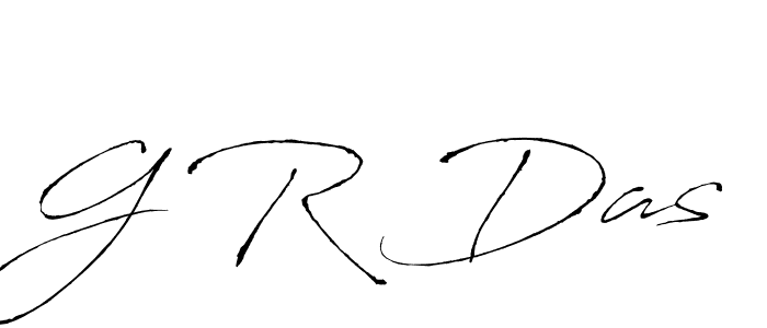 How to make G R Das name signature. Use Antro_Vectra style for creating short signs online. This is the latest handwritten sign. G R Das signature style 6 images and pictures png