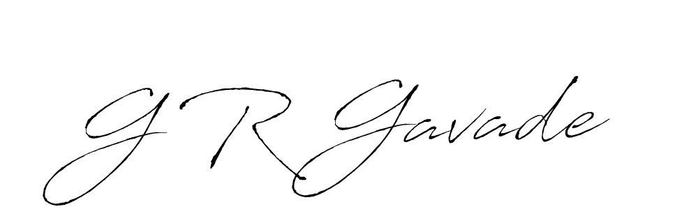 Use a signature maker to create a handwritten signature online. With this signature software, you can design (Antro_Vectra) your own signature for name G R Gavade. G R Gavade signature style 6 images and pictures png