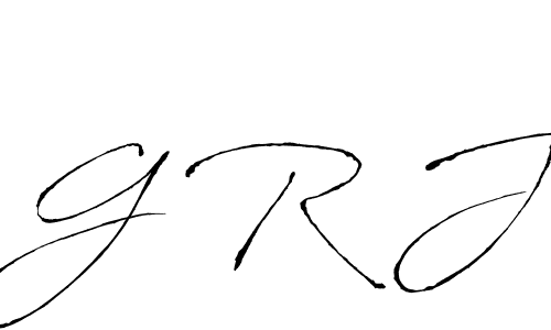 How to make G R J signature? Antro_Vectra is a professional autograph style. Create handwritten signature for G R J name. G R J signature style 6 images and pictures png