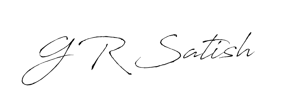 Also we have G R Satish name is the best signature style. Create professional handwritten signature collection using Antro_Vectra autograph style. G R Satish signature style 6 images and pictures png