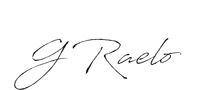 Antro_Vectra is a professional signature style that is perfect for those who want to add a touch of class to their signature. It is also a great choice for those who want to make their signature more unique. Get G Raelo name to fancy signature for free. G Raelo signature style 6 images and pictures png