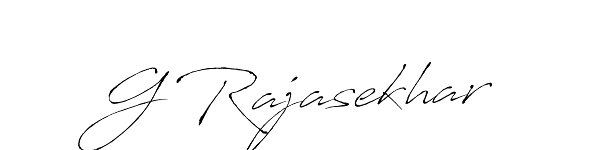 G Rajasekhar stylish signature style. Best Handwritten Sign (Antro_Vectra) for my name. Handwritten Signature Collection Ideas for my name G Rajasekhar. G Rajasekhar signature style 6 images and pictures png