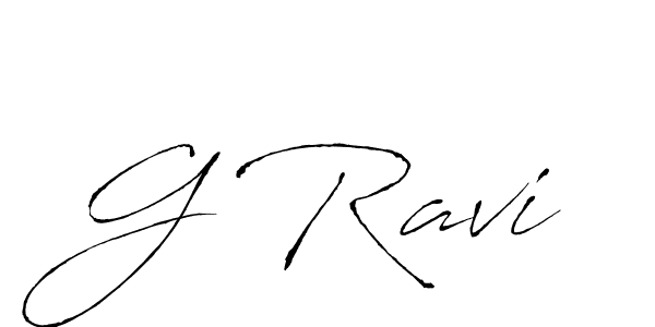 Antro_Vectra is a professional signature style that is perfect for those who want to add a touch of class to their signature. It is also a great choice for those who want to make their signature more unique. Get G Ravi name to fancy signature for free. G Ravi signature style 6 images and pictures png