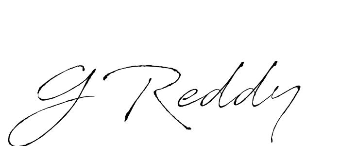 Also we have G Reddy name is the best signature style. Create professional handwritten signature collection using Antro_Vectra autograph style. G Reddy signature style 6 images and pictures png