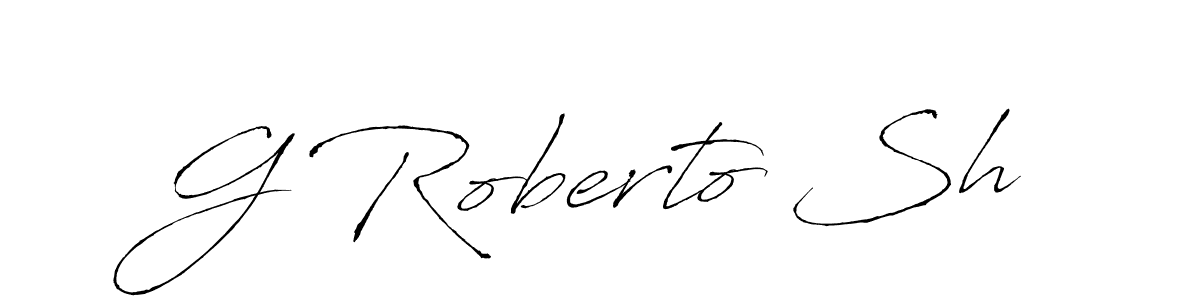 Here are the top 10 professional signature styles for the name G Roberto Sh. These are the best autograph styles you can use for your name. G Roberto Sh signature style 6 images and pictures png