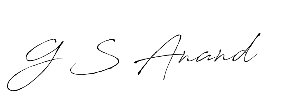 Similarly Antro_Vectra is the best handwritten signature design. Signature creator online .You can use it as an online autograph creator for name G S Anand. G S Anand signature style 6 images and pictures png