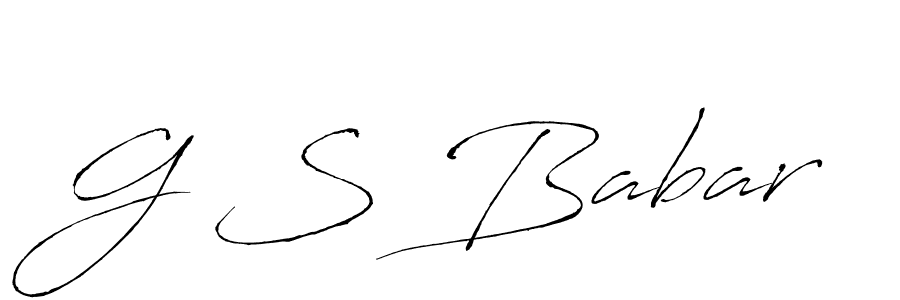if you are searching for the best signature style for your name G S Babar. so please give up your signature search. here we have designed multiple signature styles  using Antro_Vectra. G S Babar signature style 6 images and pictures png