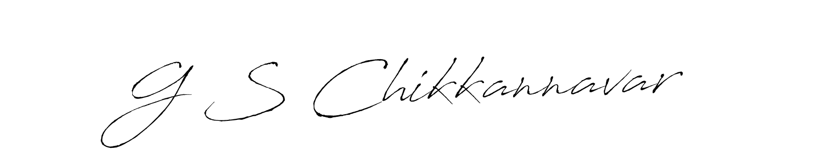 Design your own signature with our free online signature maker. With this signature software, you can create a handwritten (Antro_Vectra) signature for name G S Chikkannavar. G S Chikkannavar signature style 6 images and pictures png
