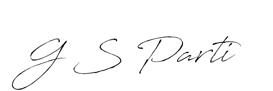 You should practise on your own different ways (Antro_Vectra) to write your name (G S Parti) in signature. don't let someone else do it for you. G S Parti signature style 6 images and pictures png