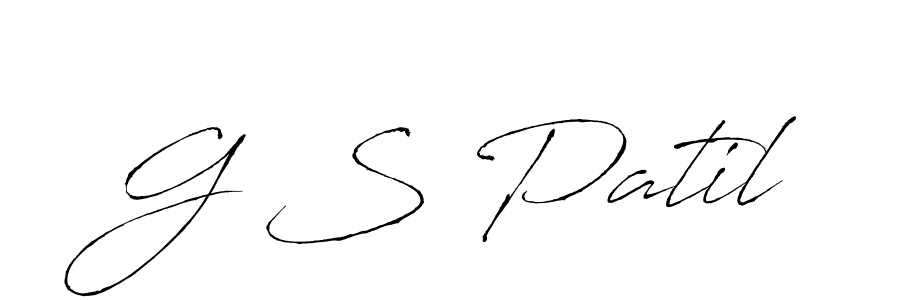 if you are searching for the best signature style for your name G S Patil. so please give up your signature search. here we have designed multiple signature styles  using Antro_Vectra. G S Patil signature style 6 images and pictures png