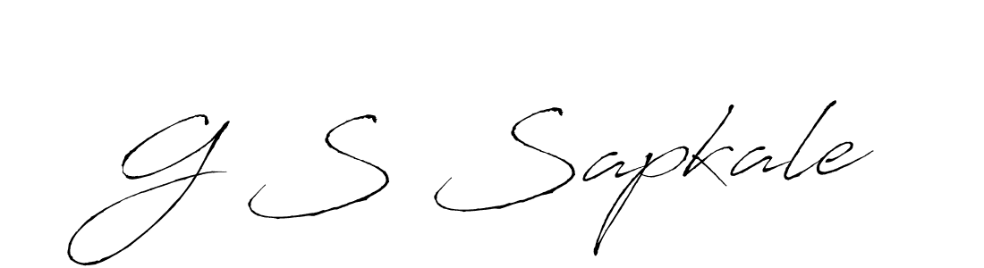 You should practise on your own different ways (Antro_Vectra) to write your name (G S Sapkale) in signature. don't let someone else do it for you. G S Sapkale signature style 6 images and pictures png