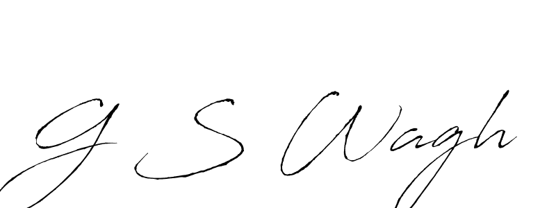 Also You can easily find your signature by using the search form. We will create G S Wagh name handwritten signature images for you free of cost using Antro_Vectra sign style. G S Wagh signature style 6 images and pictures png