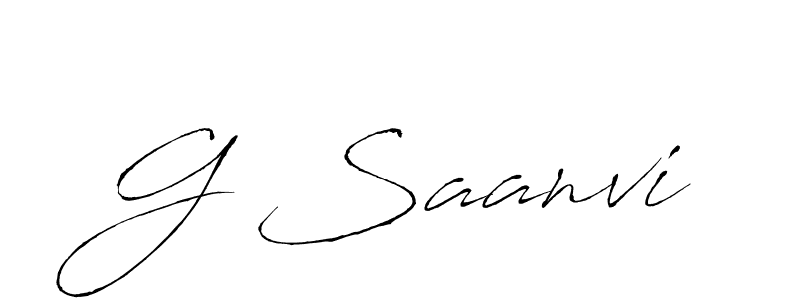 The best way (Antro_Vectra) to make a short signature is to pick only two or three words in your name. The name G Saanvi include a total of six letters. For converting this name. G Saanvi signature style 6 images and pictures png