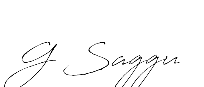 Make a beautiful signature design for name G Saggu. Use this online signature maker to create a handwritten signature for free. G Saggu signature style 6 images and pictures png