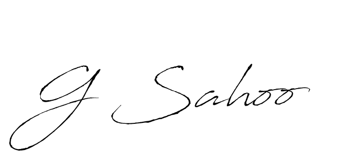 if you are searching for the best signature style for your name G Sahoo. so please give up your signature search. here we have designed multiple signature styles  using Antro_Vectra. G Sahoo signature style 6 images and pictures png